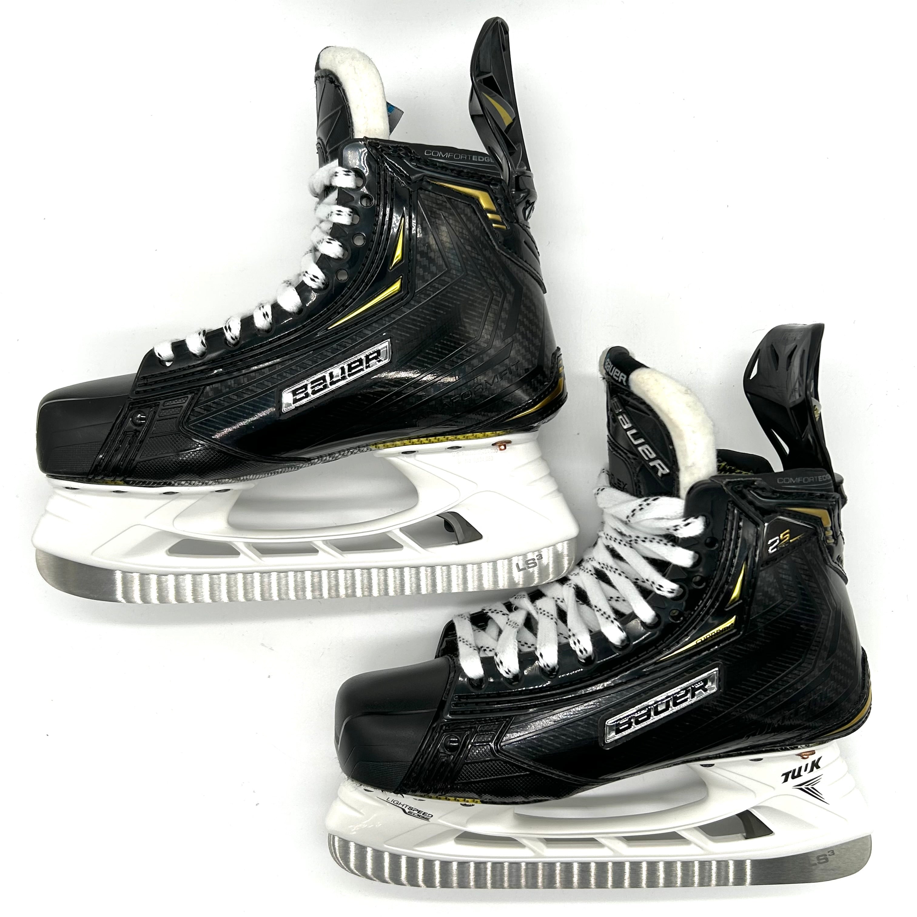 Bauer Supreme 2S Pro - Patins de hockey Pro Stock - Taille 4D